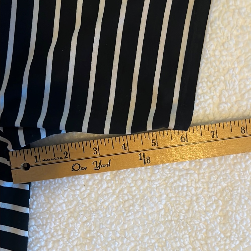 Vibe Sportswear Black and White Striped Dress Size 1X - Picture 5 of 8